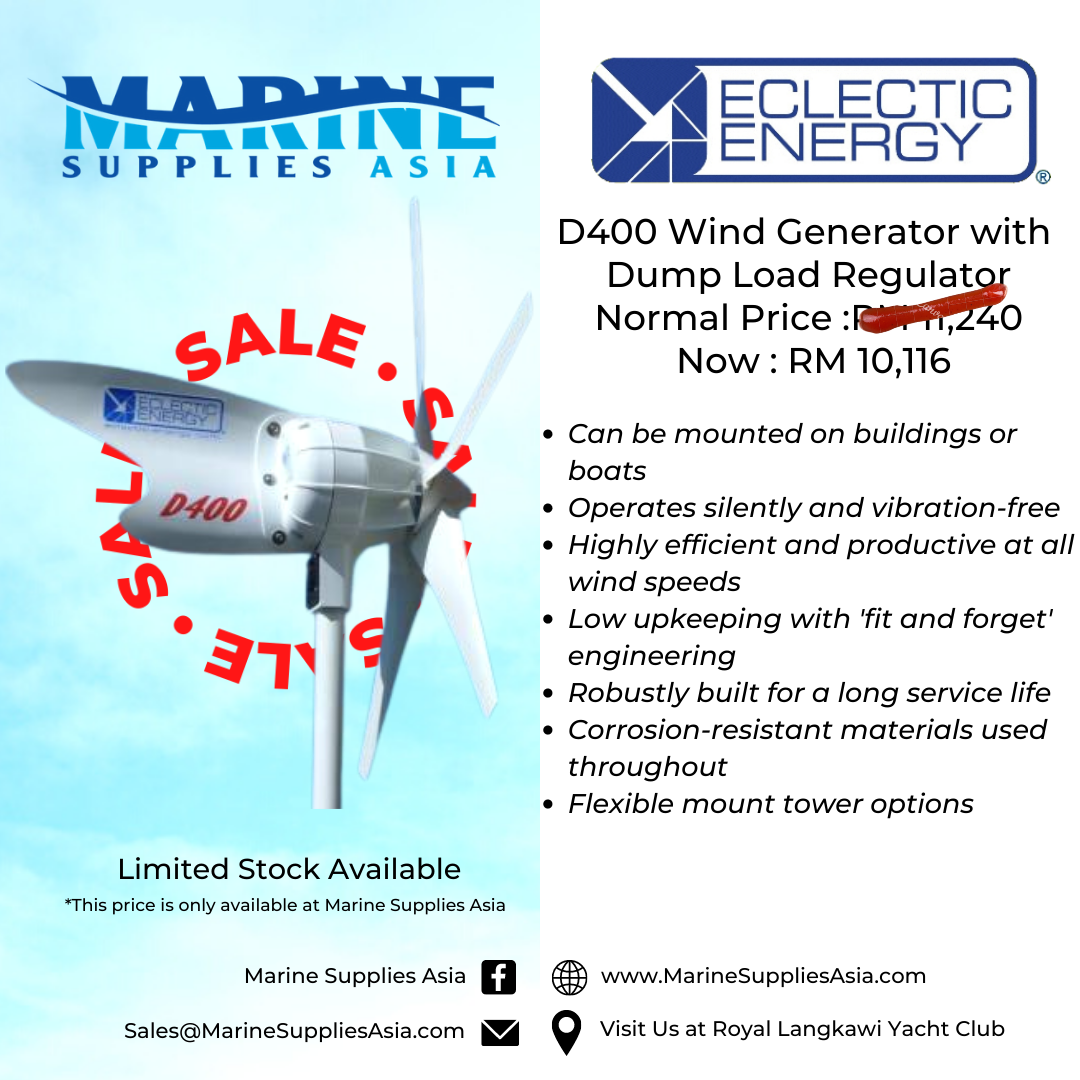 D400 Wind generator Eclectic 10 Discount Promotion1